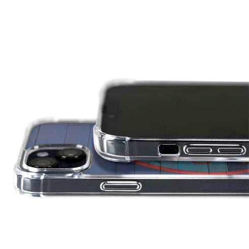 Guam Flag Dark Wood iPhone 14 MagSafe Case